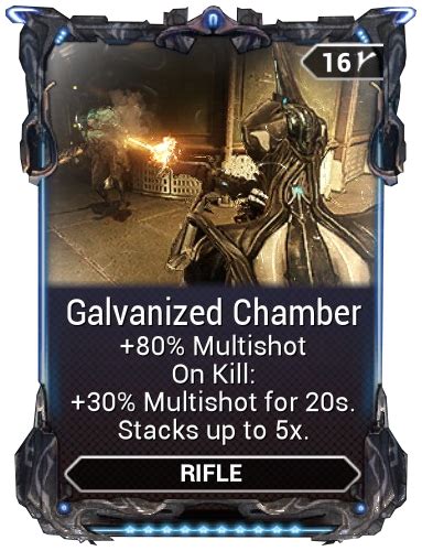 What should be my last mod and any suggestions would be helpful, thank you. . Galvanized chamber warframe